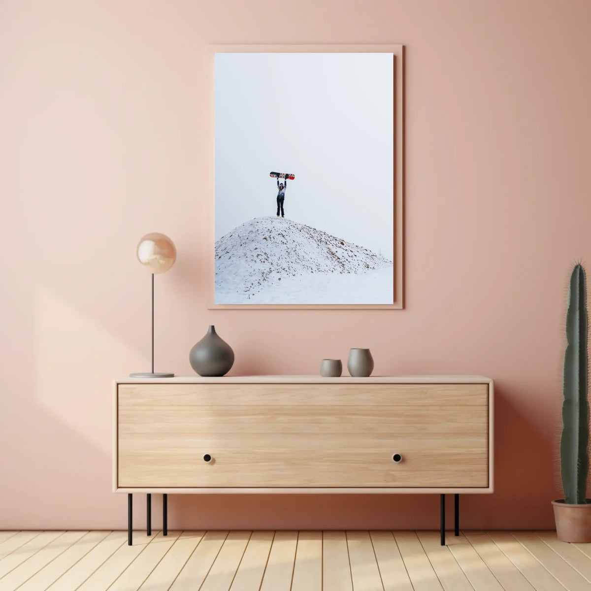 Triumph On The Snowy Hill Poster