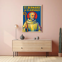 St. Bernard of Clairvaux Poster