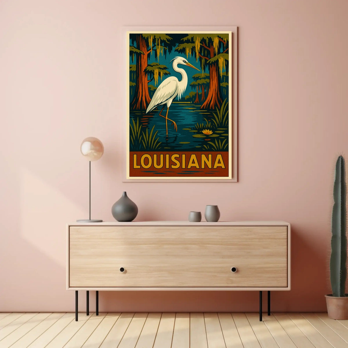 Louisiana Wildlife Poster