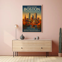 Discover Boston Poster