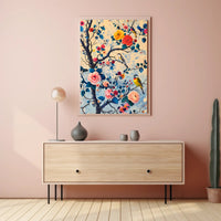 Blossoms And Birds William Morris Art Poster