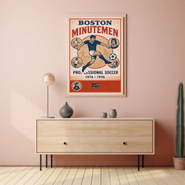 Boston Minutemen Soccer Team Poster PosterGoat