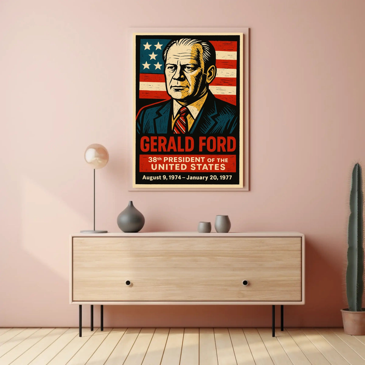 Gerald Ford 38th President Poster