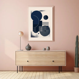 Vintage Architectural Silhouettes Art Poster