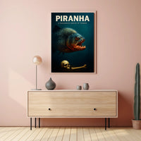 Piranha A Dangerous Breed of Terror Poster PosterGoat