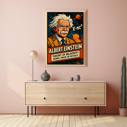Albert Einstein Theory Of Relativity Poster