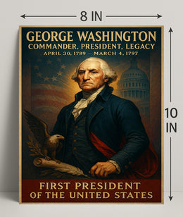 George Washington 1st President Poster PosterGoat