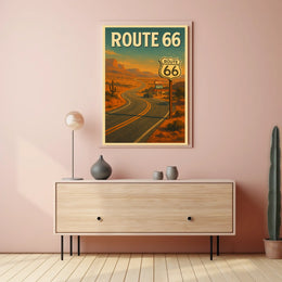 Route 66 Adventure Poster
