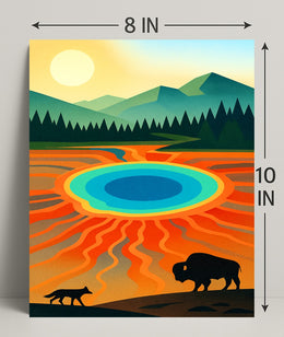 Yellowstone Wonders Poster PosterGoat