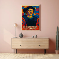 Christopher Columbus Mosaic Poster