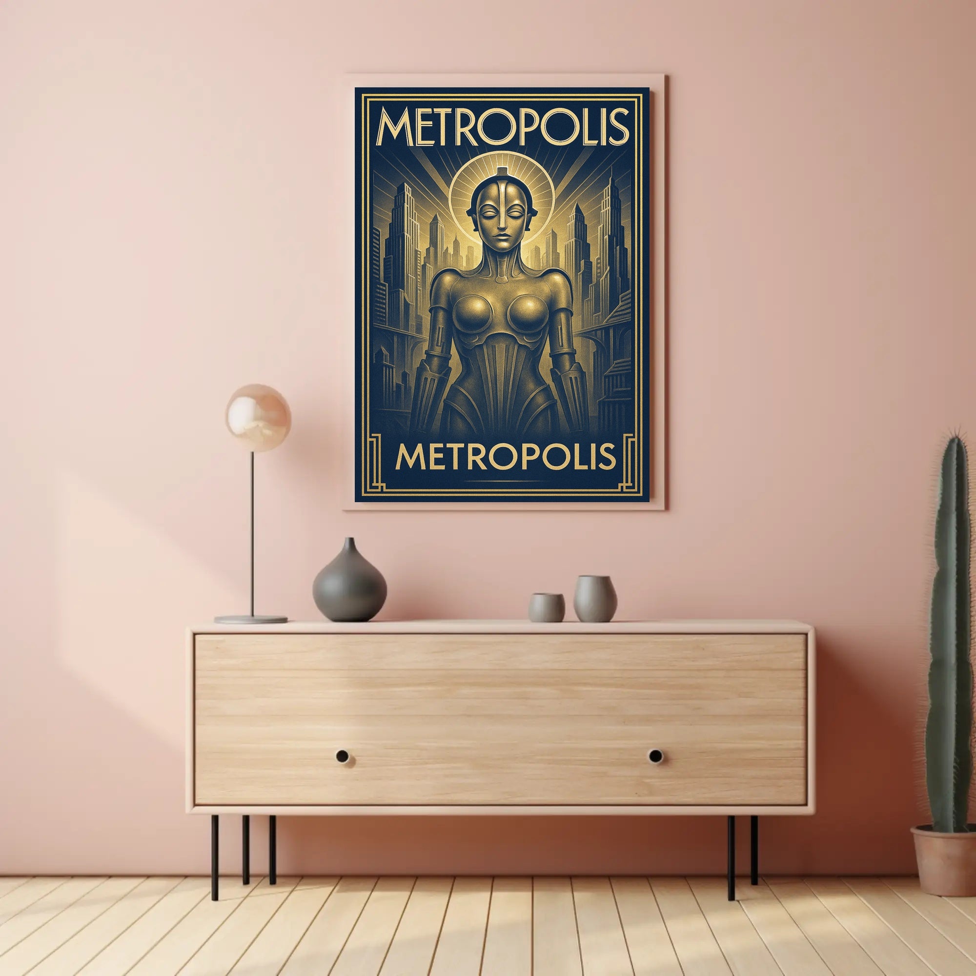 Metropolis  Art Deco Futurism Poster PosterGoat