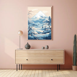 Tranquil Mountain Landscape Poster