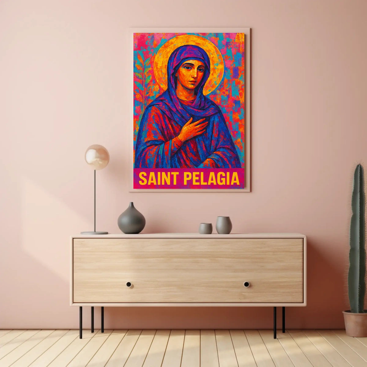 Saint Pelagia Poster