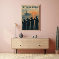 World War Ii Tribute Poster