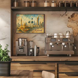 Kuwait Cityscape Poster