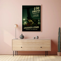 Lockheed C-141 T-Tailed Titan Military Recruitment Poster