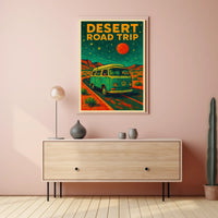 Desert Road Trip Poster
