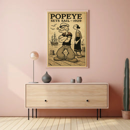 Popeye Sets Sail 1929 Poster