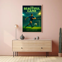 The Beautiful Game Soccer Sports Poster PosterGoat