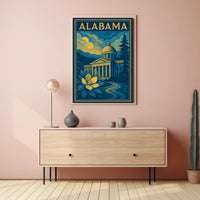Alabama State Capitol Poster