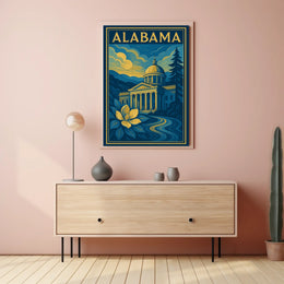 Alabama State Capitol Poster