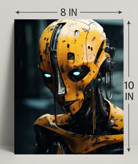 The Futuristic Sentinel Poster PosterGoat