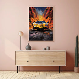 Blaze of Speed Poster PosterGoat