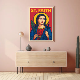 St. Faith Iconography Poster