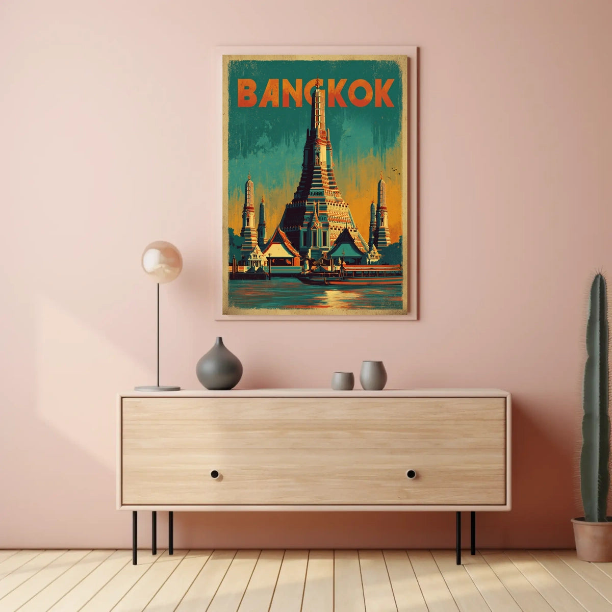 Bangkok Skyline Poster