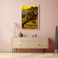 Patriotic War Bond Propaganda Poster for National Support
