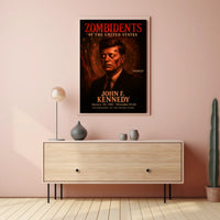 John F. Kennedy 35th President of the United States Zombidents Poster Series