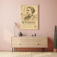 Wyoming Trailblazer of Rights and Nature Poster PosterGoat