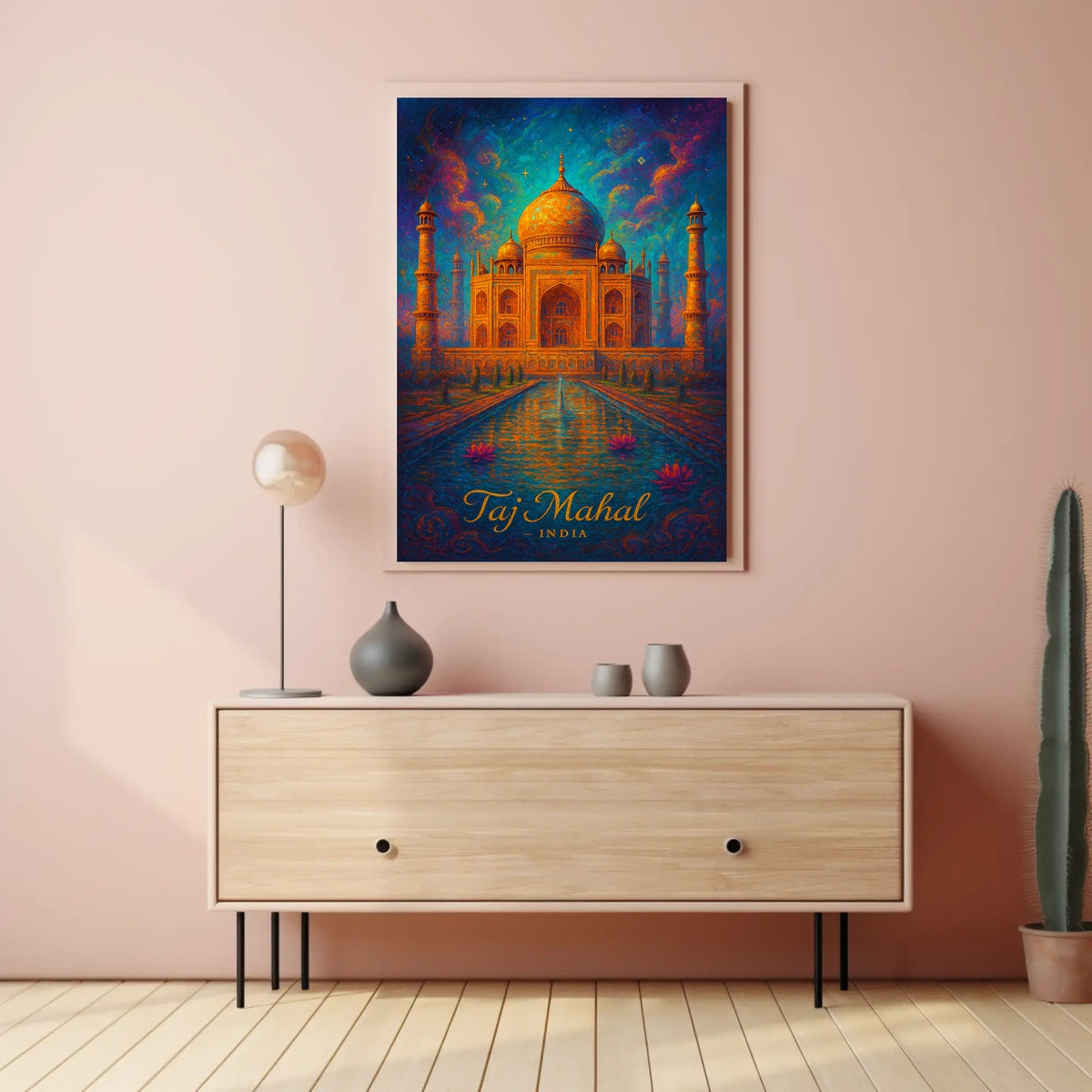 Taj Mahal India Poster