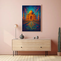 Taj Mahal India Poster