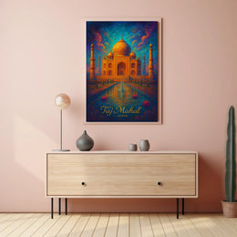 Taj Mahal India Poster