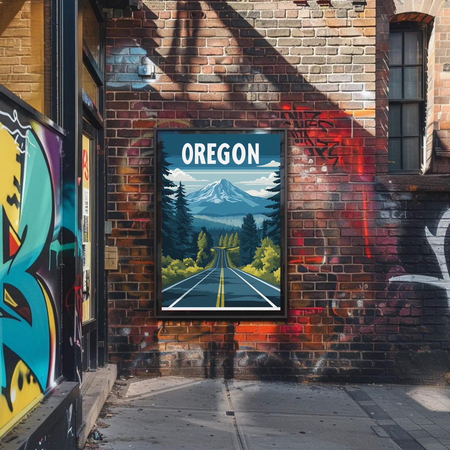 Oregon Vintage Poster