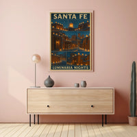 Santa Fe Luminaria Nights Poster