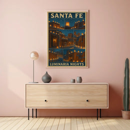 Santa Fe Luminaria Nights Poster