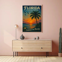 Florida Sunshine Awaits Poster