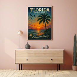 Florida Sunshine Awaits Poster
