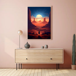 Journey Through The Desert Poster PosterGoat