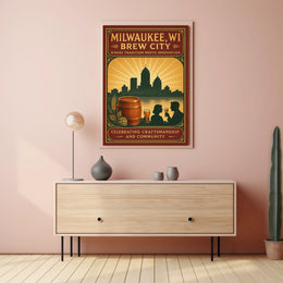 Brew City Milwaukee, WI Poster