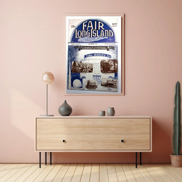 Flushing Centennial 1937 Vintage Architecture Poster Print