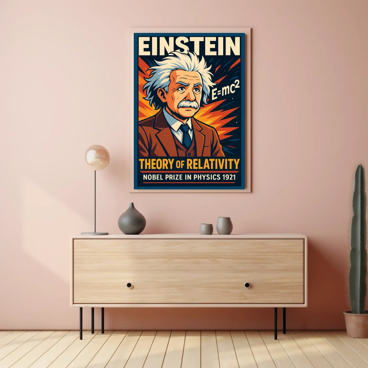 Albert Einstein Nobel Prize In Physics Poster