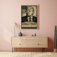 Donald Trump 47th President Scenic Patriotic Heritage Timeless Wall Art Iconic Legacy Gift Poster