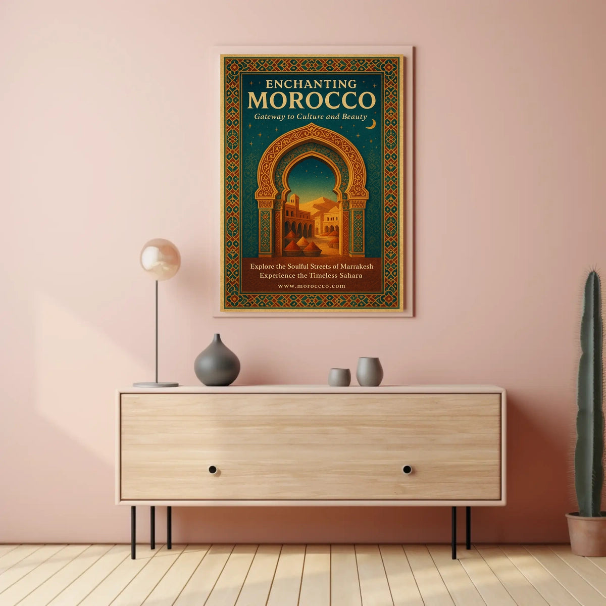 Moroccan Adventure: Marrakesh & Sahara Desert Poster