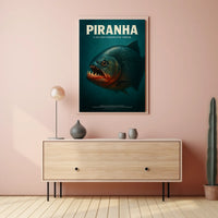 Piranha Underwater Terror Poster