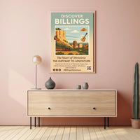 Discover Billings Poster PosterGoat