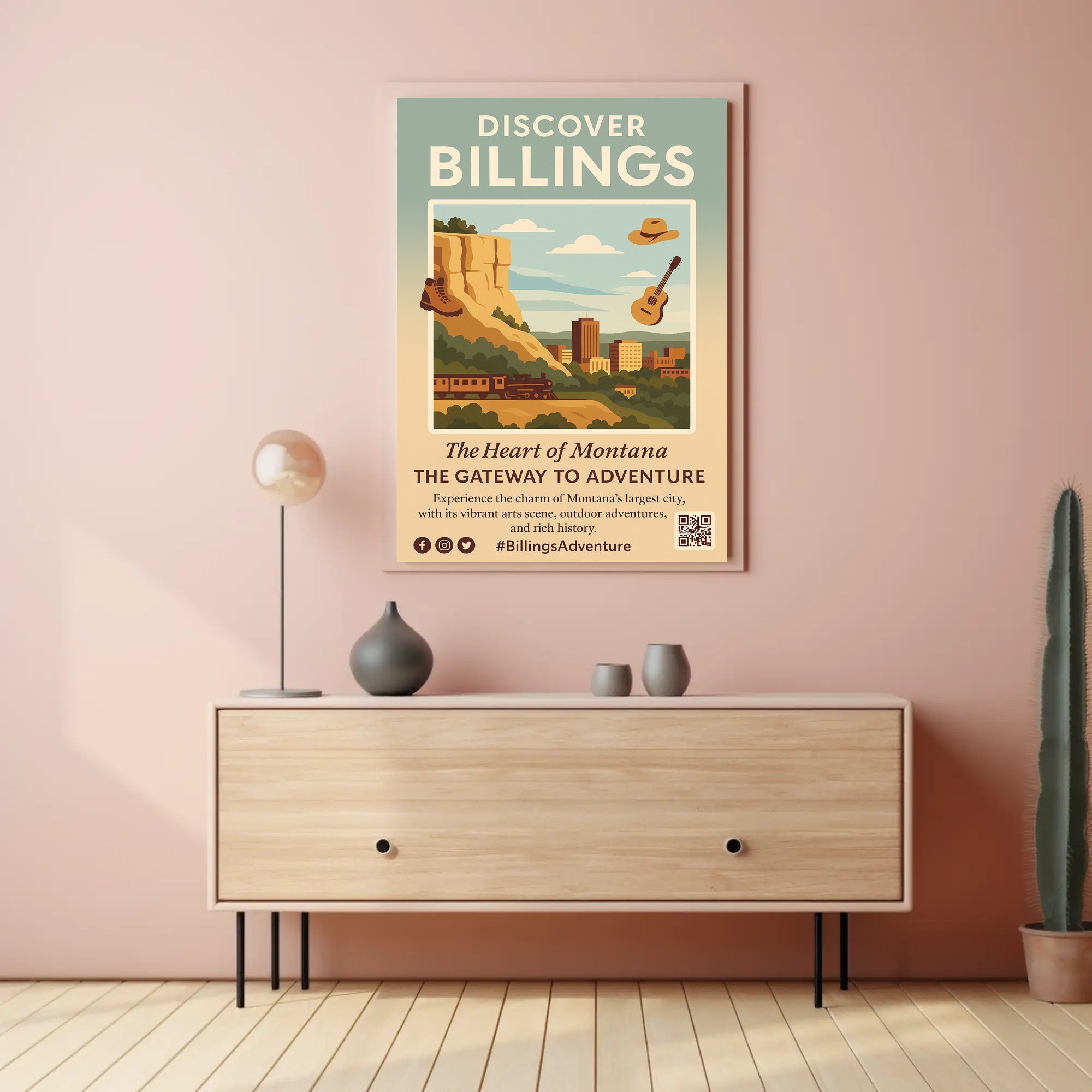 Discover Billings Poster PosterGoat