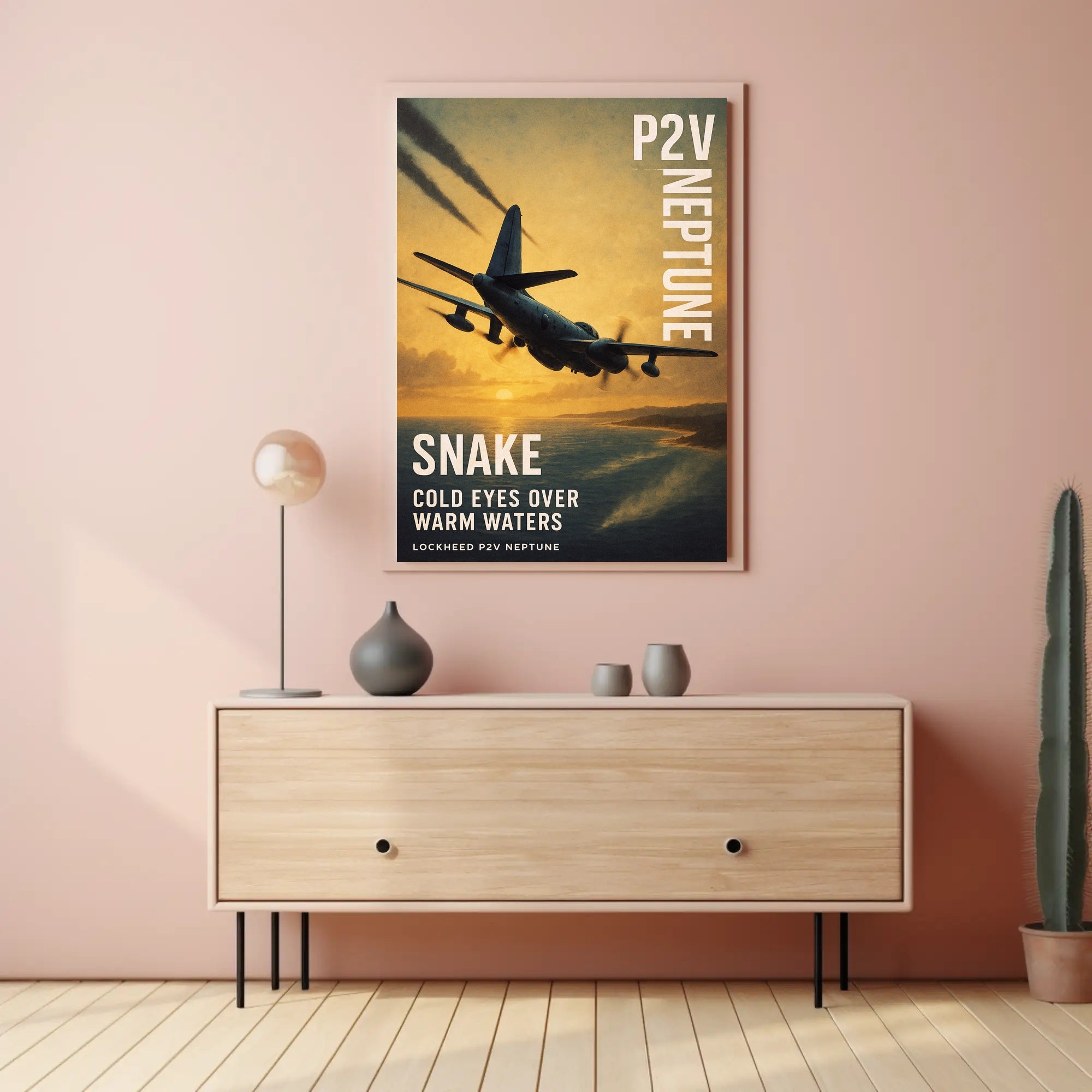 Snake Cold Eyes Over Warm Waters Poster PosterGoat